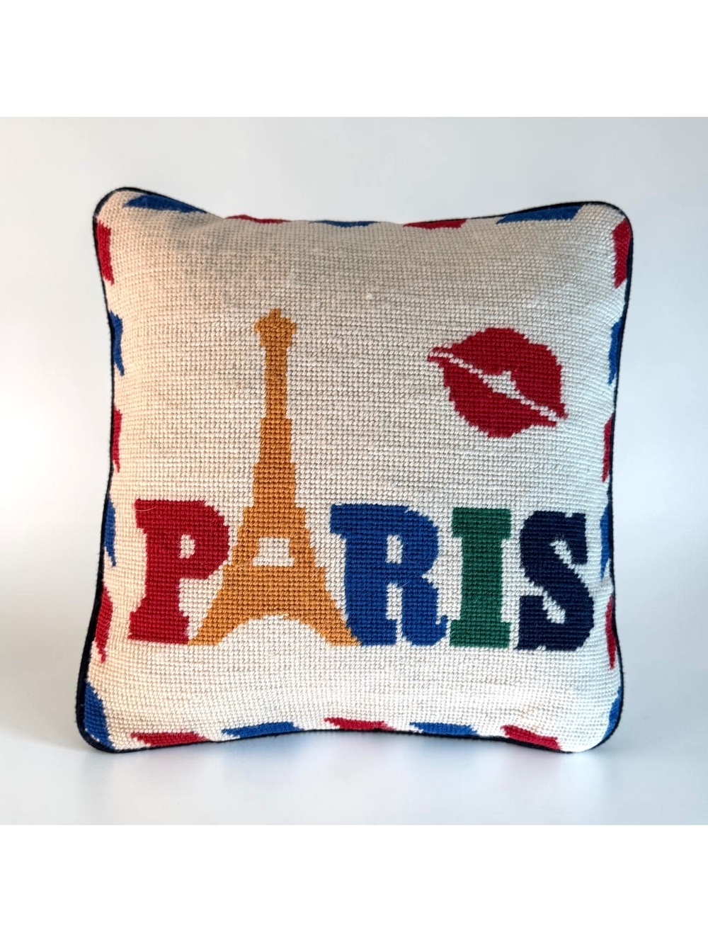 Jonathan Adler Paris Wool | Cotton Cushion Pillow 11x11